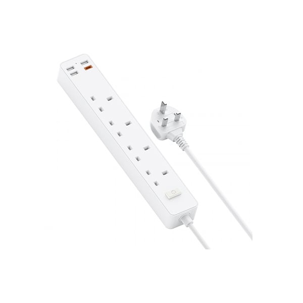 WiWU PD 20W 4 AC 3 USB Extension Power Cord