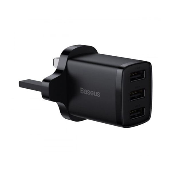 Baseus Compact 3U 17W UK 3 Pin Fast Charger