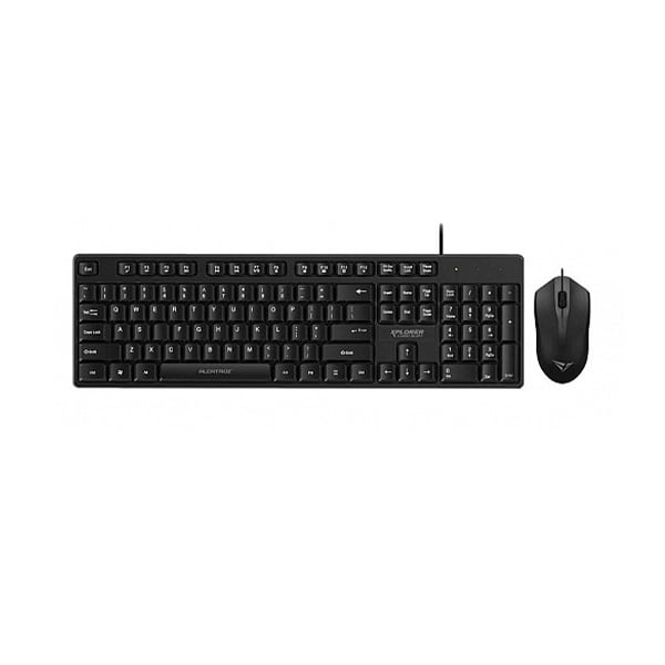 Alcatroz Xplorer C3300 Silent Wired Keyboard & Mouse Combo