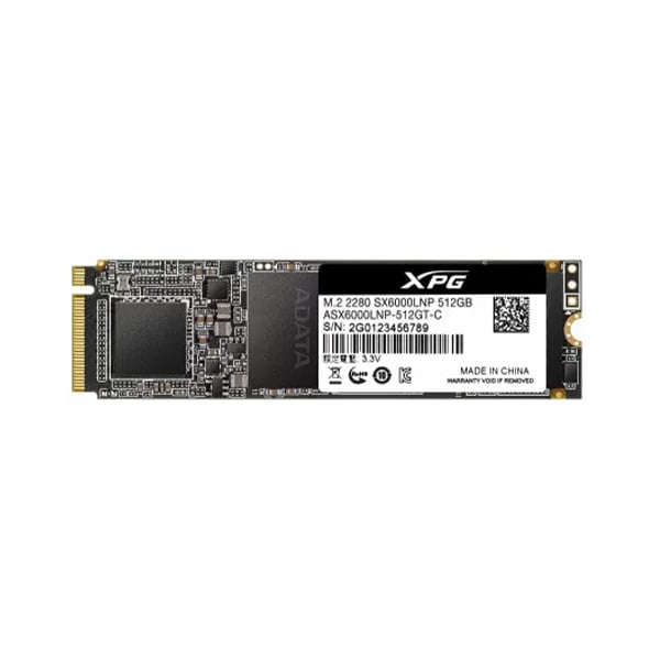 ADATA XPG Lite SX6000 M.2 2280 512GB PCIe NVMe Internal SSD