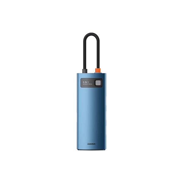 Baseus Metal Gleam Series 6-in-1 Multifunctional Type-C Hub Adapter