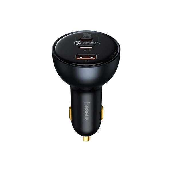 Baseus Qualcomm Quick Charge 5 160W Multi-Port Fast Car Charger with Type-C Cable