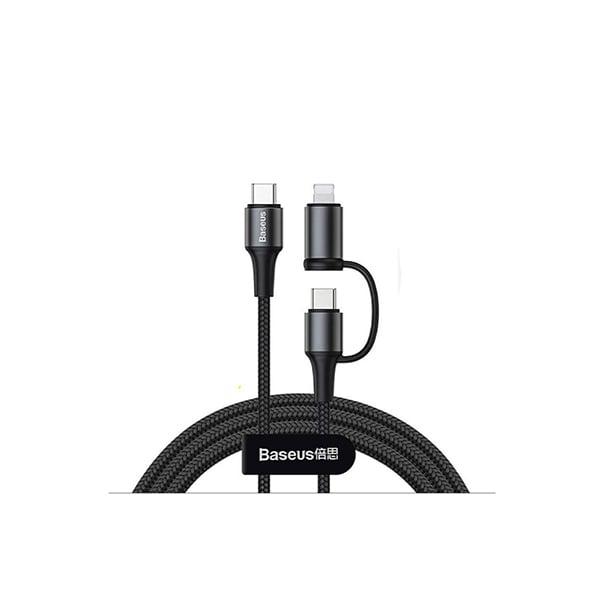 Baseus Twins 2-in-1 Type-C to Type-C PD + Lightning Cable