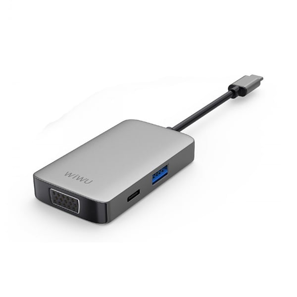 WiWU Alpha 5-in-1 Type-C Hub Adapter
