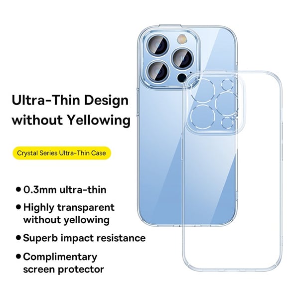 Baseus Crystal Series Ultra Thin Case for iPhone 14 Pro