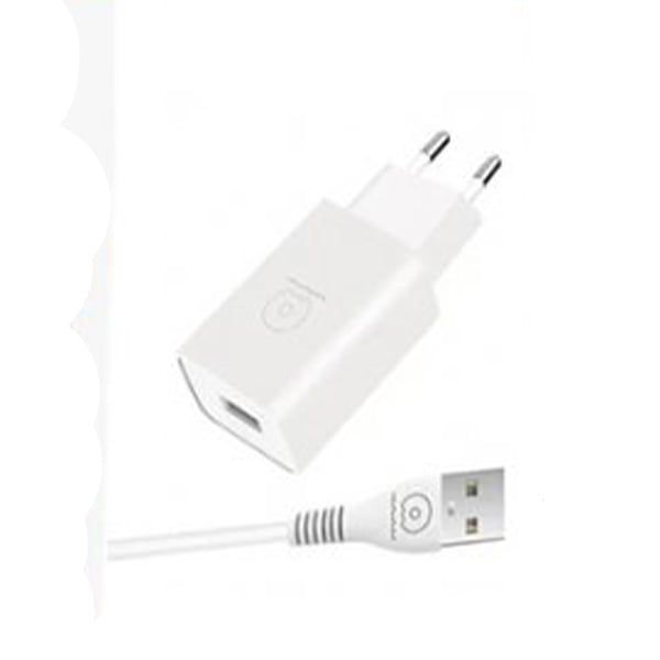 WUW T52 USB 2.4A Charger with Type-C Cable