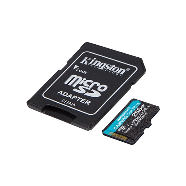 Kingston Canvas Go Plus 256GB 170MB/s microSD Memory Card