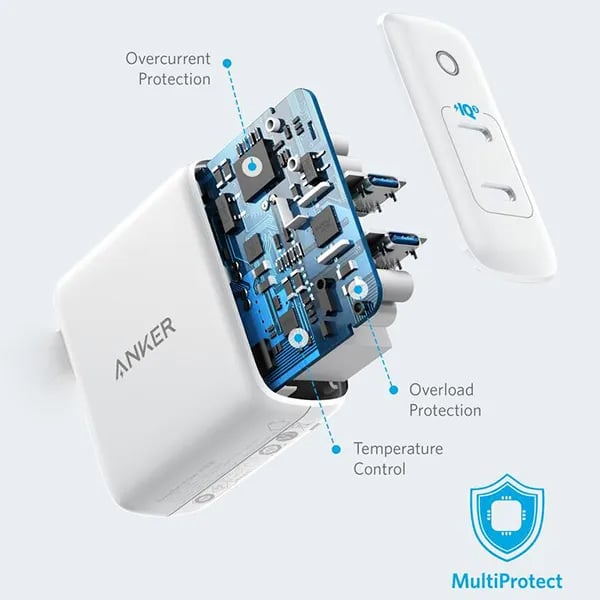 Anker PowerPort III Duo 40W 2-Port USB-C CN 2 Pin Wall Charger