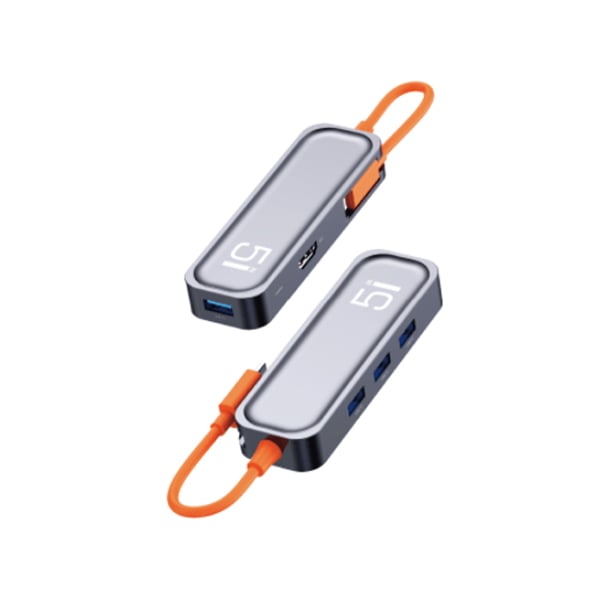 Rock TR04 5-In-1 Type-C To PD Multi-Function Docking Station