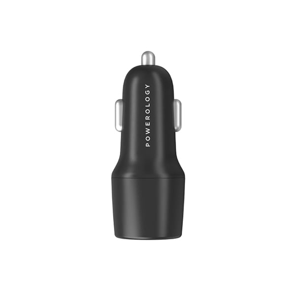 Powerology 38W Ultra-Quick Dual Port Car Charger