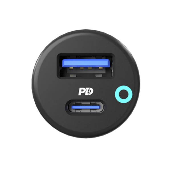 Powerology 43W Ultra-Quick Dual Port Car Charger