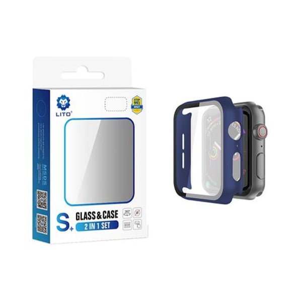 LITO S+ 2-in-1 Screen Protector and Case for Apple Watch 40mm