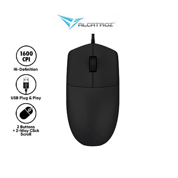 Alcatroz ASIC 1 Wired USB Mouse