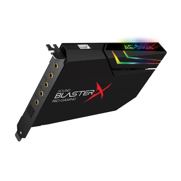 Creative Sound BlasterX AE-5 Plus PCIe Gaming RGB Sound Card