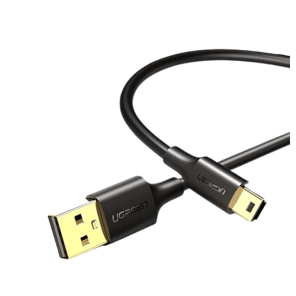 UGREEN 10355 USB 2.0 A Male to 5-Pin Mini USB Male Gold-Plated Data Cable