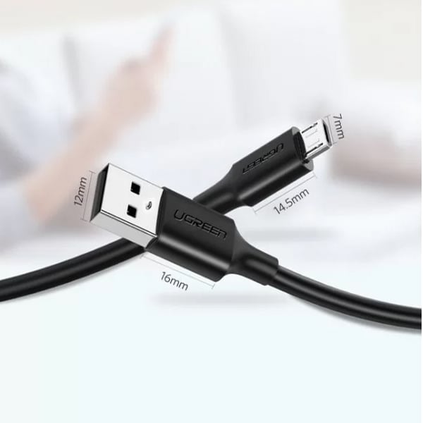 UGREEN 25cm USB to Micro USB Cable