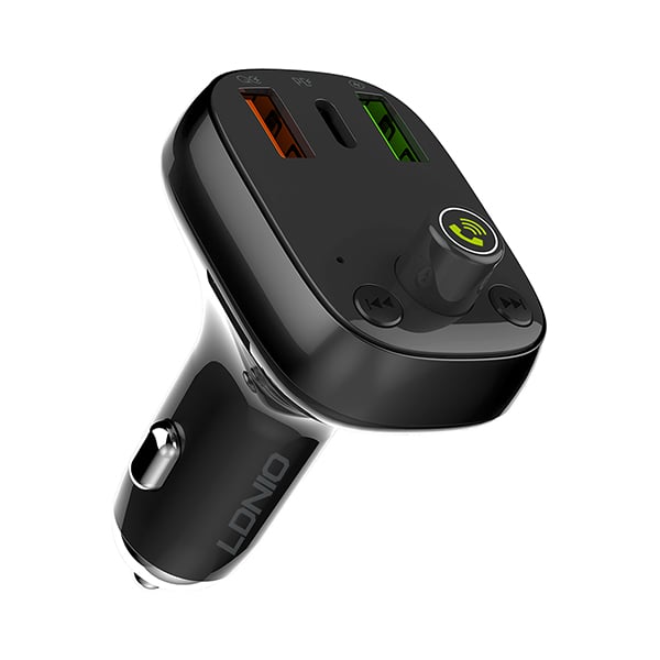 LDNIO C704Q Bluetooth FM Transmitter Fast Charging Car Charger