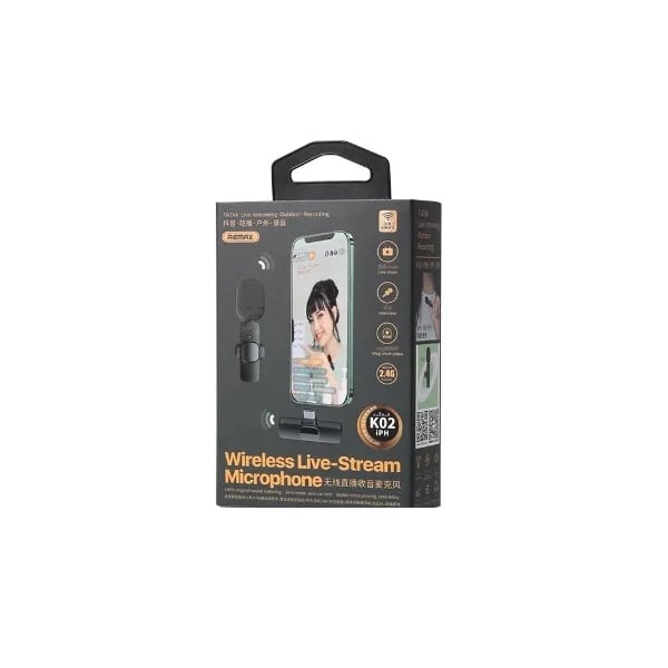 Remax K02 Wireless Lightning Microphone