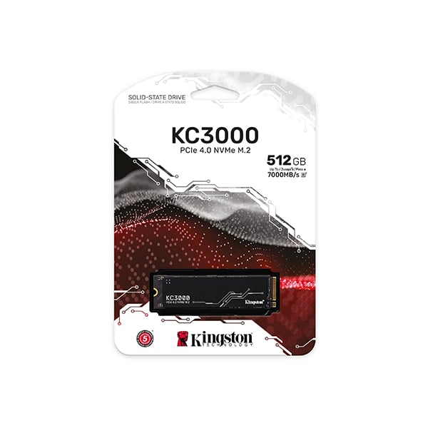 Kingston KC3000 M.2 2280 512GB PCIe NVMe Internal SSD