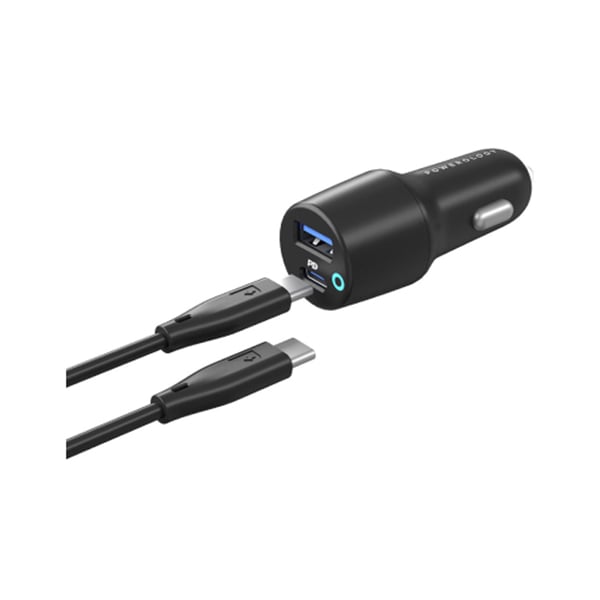Powerology 43W Ultra-Quick Dual Port Car Charger
