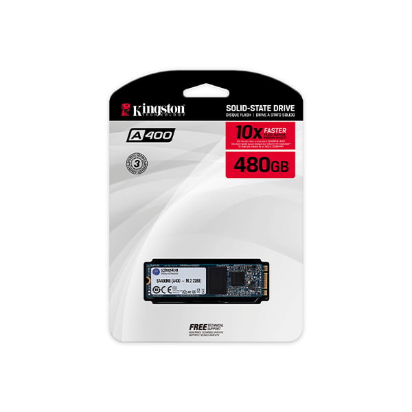Kingston A400 M.2 480GB PCIe NVMe Internal SSD