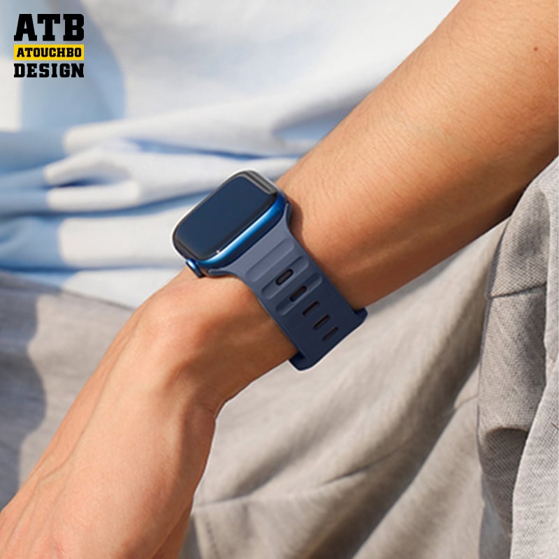 Atouchbo Silicone Strap for Apple Watch 44mm