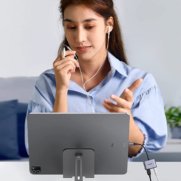 UGREEN 50596 Type-C to 3.5mm Audio and Charging Adapter