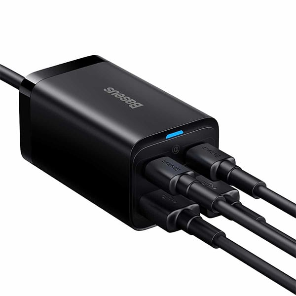 Baseus GaN3 Pro CN 2 Pin 2U+2C 100W Desktop Powerstrip