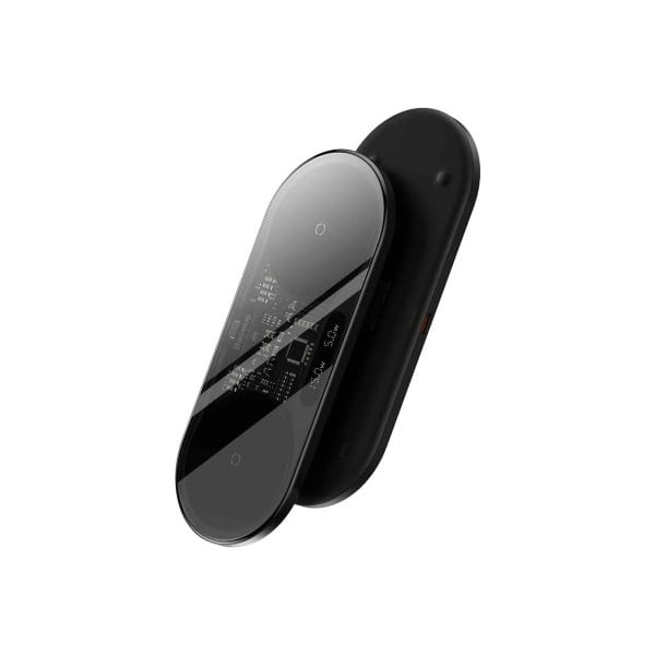 Baseus 20W Digital LED Display 2 in 1 Wireless Charger