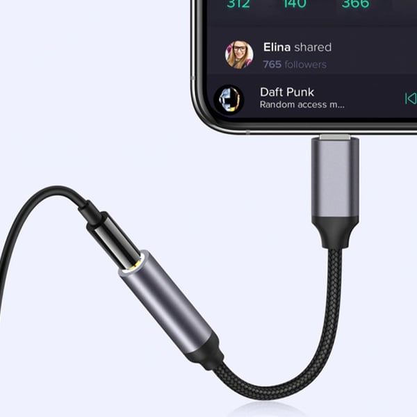 Yesido YAU21 Lightning to 3.5mm Audio Adapter