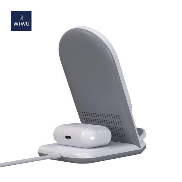 WiWU 15W Power Air 2-in-1 Wireless Charging Station