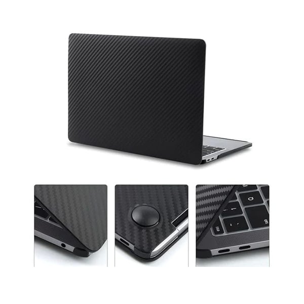COTEetCI Carbon Fiber Protective Case for MacBook Air 13.6-inch