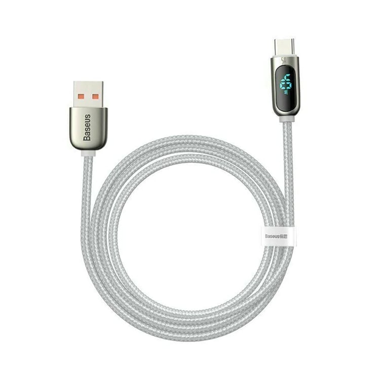 Baseus Digital Display 40W Fast Charging USB to Type-C Cable