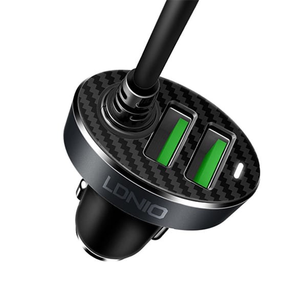 LDNIO 2+2 USB Front &amp; Back Seat Car Charger