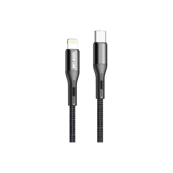 Green Lion 2A Braided Type-C to Lighting 1.2m Fast Charging Cable