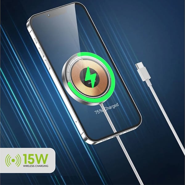 Green Lion 15W Transparent Magnetic Wireless Charger