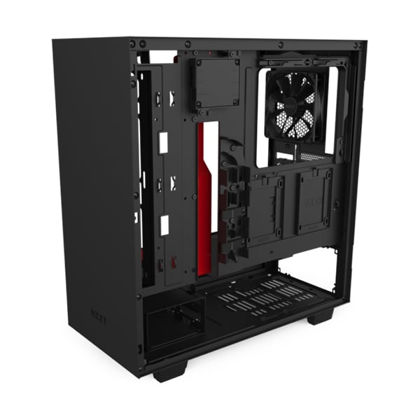 NZXT H510i Black and Red Compact Mid-Tower Gaming Case
