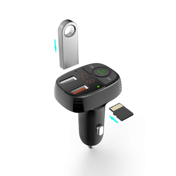Devia Smart Series FM Transmitter Car Charger