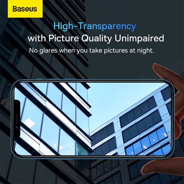 Baseus Max Full-coverage 0.3mm Transparent Camera Lens Film for iPhone 14