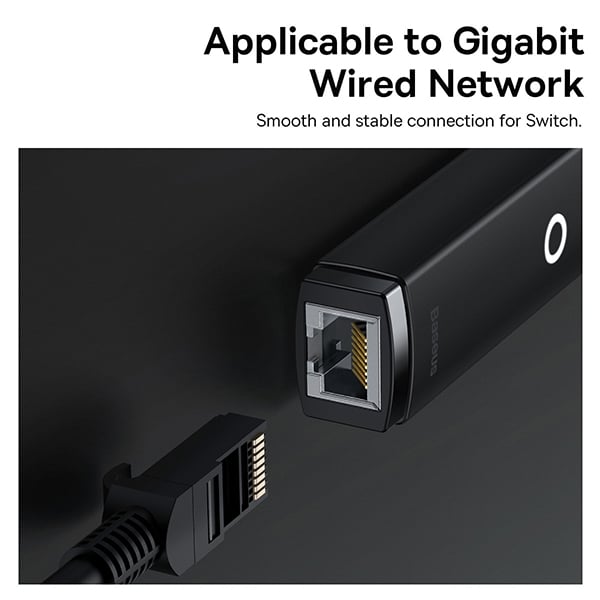 Baseus AirJoy 1000Mbps Type-C to RJ45 LAN Port Ethernet Adapter