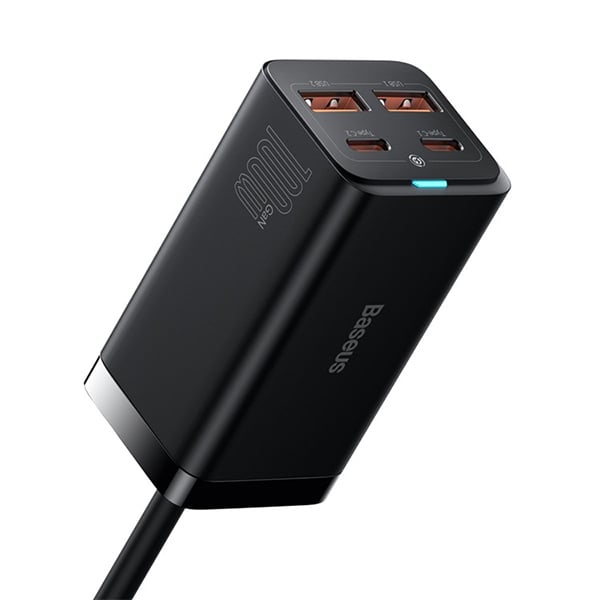 Baseus GaN3 Pro CN 2 Pin 2U+2C 100W Desktop Powerstrip
