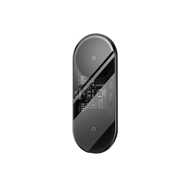 Baseus 20W Digital LED Display 2 in 1 Wireless Charger