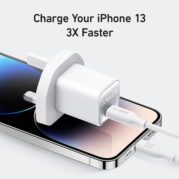 Anker 511 Nano 3 30W UK 3 Pin USB-C Charger
