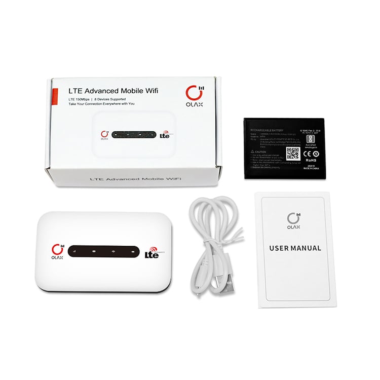 Olax MT20 150Mbps 4G LTE WiFi Modem with Wireless Hotspot