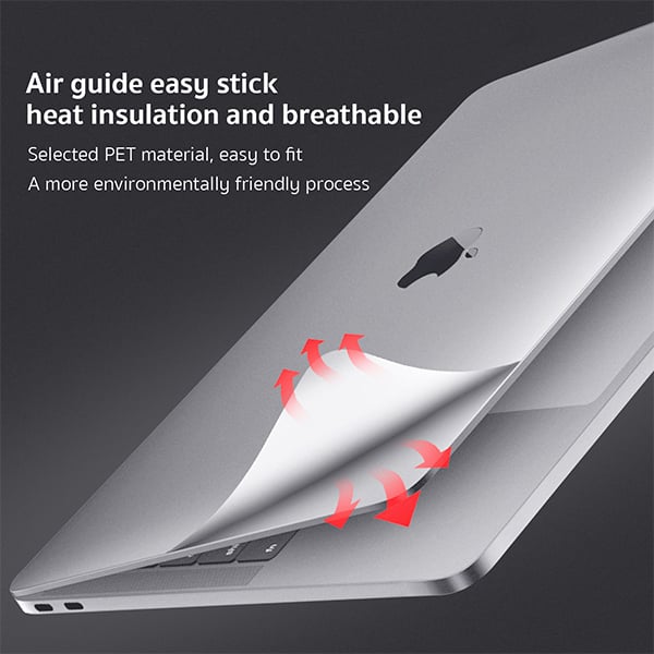COTEetCI 3m Protection Full Sticker for MacBook Pro 13-inch Touch Bar 2020