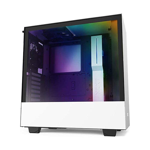 NZXT H510i Black and White Compact Mid-Tower Gaming Case