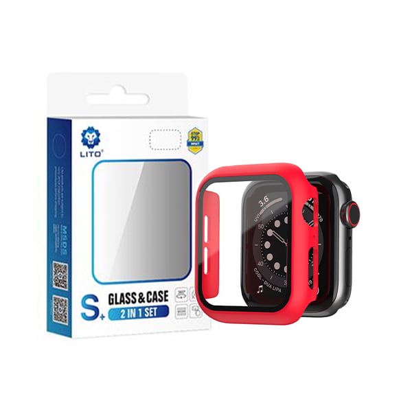 LITO S+ 2-in-1 Screen Protector and Case for Apple Watch 40mm