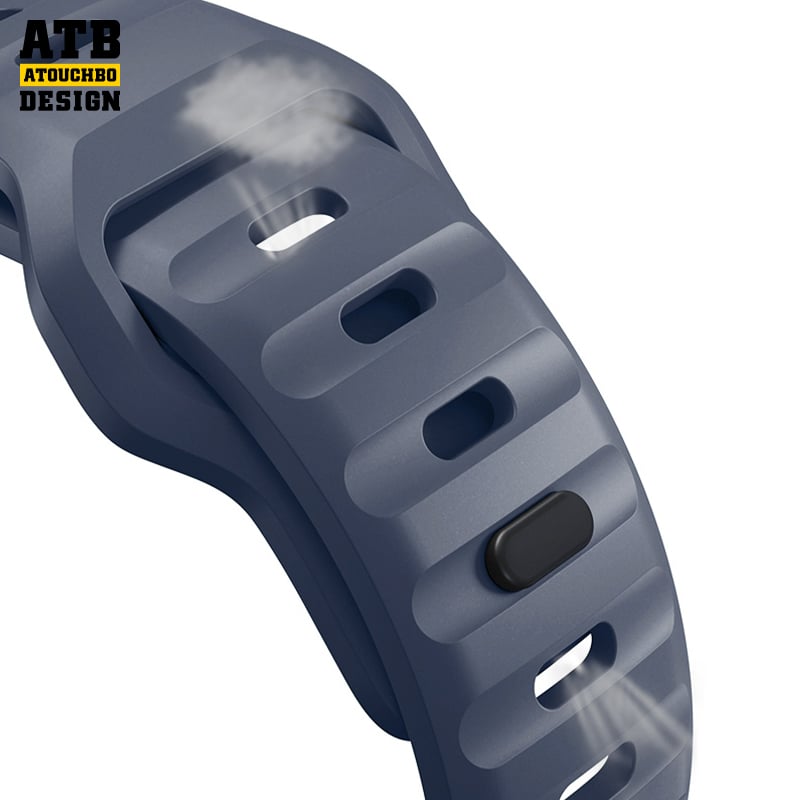 Atouchbo Silicone Strap for Apple Watch 44mm