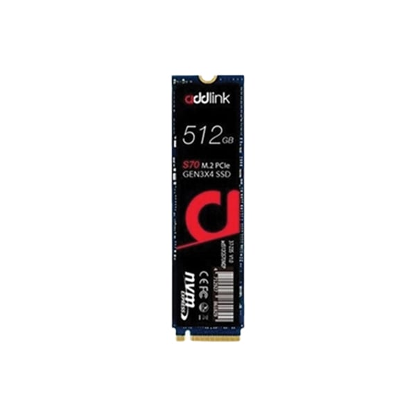 Addlink S70 512GB PCIe GEN3X4 M.2 NVMe SSD