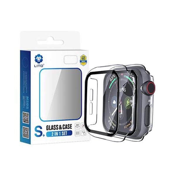 LITO S+ 2-in-1 Screen Protector and Case for Apple Watch 40mm